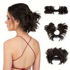15 24 Cm Synthetic Messy Bun Hair Extensions Clip In Hair Piece