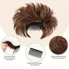 15 24 Cm Synthetic Messy Bun Hair Extensions Clip In Hair Piece