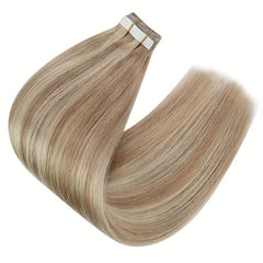 20Pcs Tape In Hair Extensions Blonde Balayage Mixed Brown Highlight Blonde