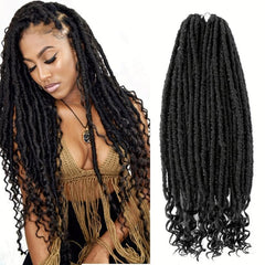 Ombre Goddess Crochet Box Braids 45-72 cm Synthetic Braiding Hair Extensions