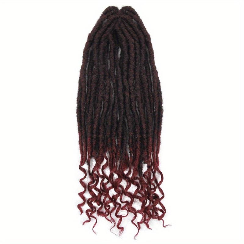 Ombre Goddess Crochet Box Braids 45-72 cm Synthetic Braiding Hair Extensions