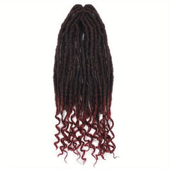 Ombre Goddess Crochet Box Braids 45-72 cm Synthetic Braiding Hair Extensions