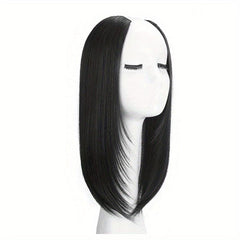 Synthetic Straight Clip In Hair Extensions Heat Resistant Fiber Hair Piece