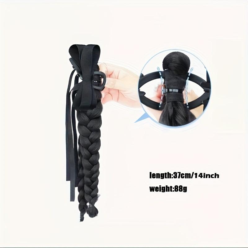 Claw Ponytail Braided Ponytail Extensions Synthetic Clip In Hair Extensions