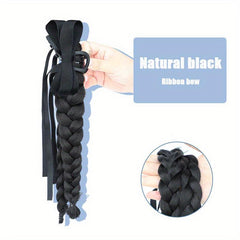 Claw Ponytail Braided Ponytail Extensions Synthetic Clip In Hair Extensions