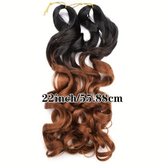 Synthetic French Curl Loose Wave Braiding Hair Extensions 55-75g
