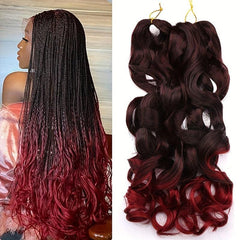 Synthetic French Curl Loose Wave Braiding Hair Extensions 55-75g