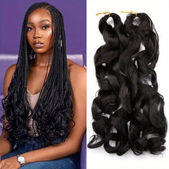Synthetic French Curl Loose Wave Braiding Hair Extensions 55-75g