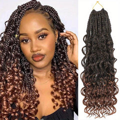45 72 Cm Goddess Box Braids Crochet Hair For Women