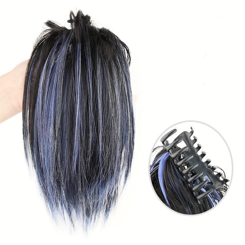 Messy Bun Hair Piece Claw Clip Hair Bun Hair Toppers Women Tousled Updo