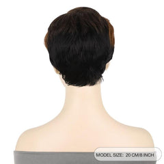 Short Kinky Curly Wig Blonde Synthetic Afro Curly Wig