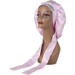 Soft Satin Sleeping Hat for Hair Care and Comfort