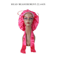 Soft Satin Sleeping Hat for Hair Care and Comfort