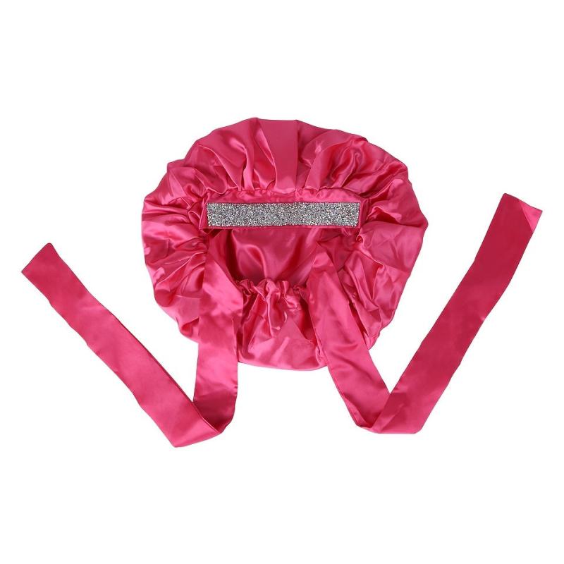 Soft Satin Sleeping Hat for Hair Care and Comfort