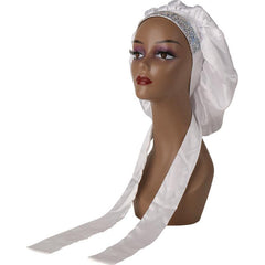 Soft Satin Sleeping Hat for Hair Care and Comfort