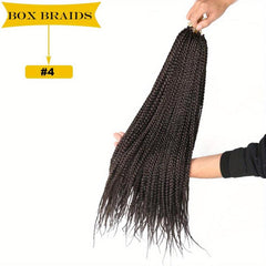 6 Packs 45 72 Cm Goddess Box Braids Crochet Hair Extensions