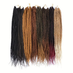 6 Packs 45 72 Cm Goddess Box Braids Crochet Hair Extensions