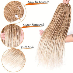 6 Packs 45 72 Cm Goddess Box Braids Crochet Hair Extensions