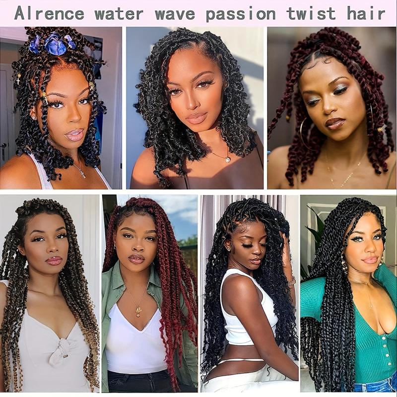 Passion Twist Hair 18 Inch Water Wave Crochet Hair 1 Pack