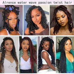 Passion Twist Hair 18 Inch Water Wave Crochet Hair 1 Pack