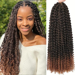Passion Twist Hair 18 Inch Water Wave Crochet Hair 1 Pack
