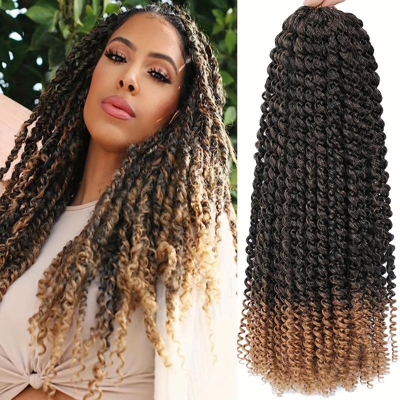 Passion Twist Hair 18 Inch Water Wave Crochet Hair 1 Pack