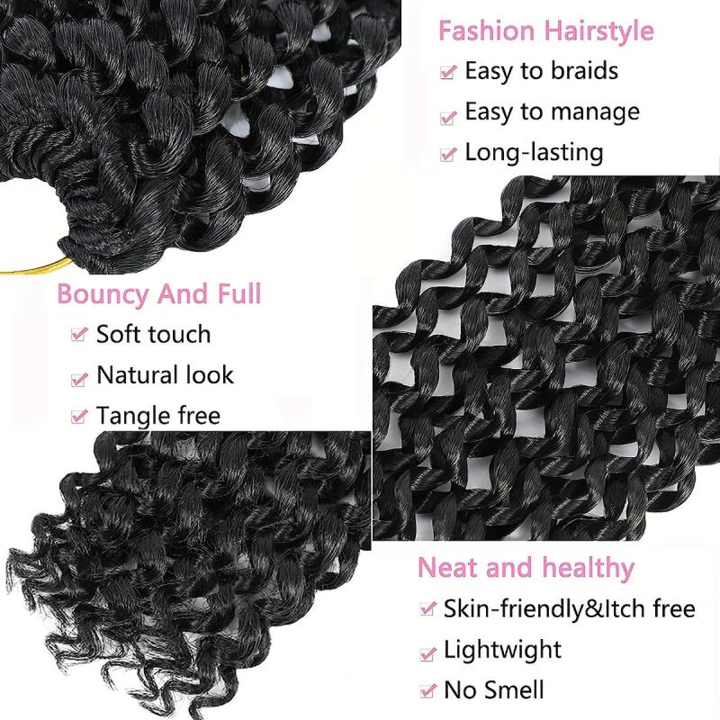 Passion Twist Hair 18 Inch Water Wave Crochet Hair 1 Pack