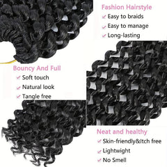 Passion Twist Hair 18 Inch Water Wave Crochet Hair 1 Pack