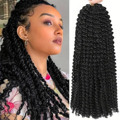 Passion Twist Hair 18 Inch Water Wave Crochet Hair 1 Pack