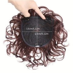 Curly Hair Topper With Bangs Instantly Look Younger