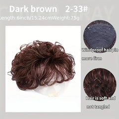Curly Hair Topper With Bangs Instantly Look Younger