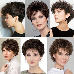 Curly Hair Topper With Bangs Instantly Look Younger