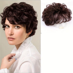 Curly Hair Topper With Bangs Instantly Look Younger