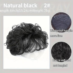 Curly Hair Topper With Bangs Instantly Look Younger