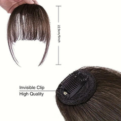 Clip In Bangs Human Hair Extensions Air Bangs Wispy Bangs