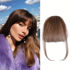 Clip In Bangs Human Hair Extensions Air Bangs Wispy Bangs