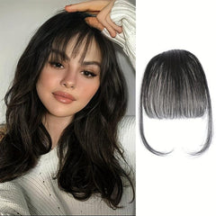 Clip In Bangs Human Hair Extensions Air Bangs Wispy Bangs