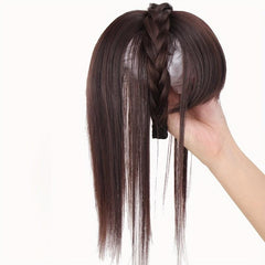 Synthetic Hair Extensions with Braided Headband for Daily Use