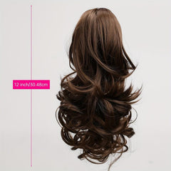Curly Wavy Ponytail Extensions Clip In Hair Extensions Natural Look