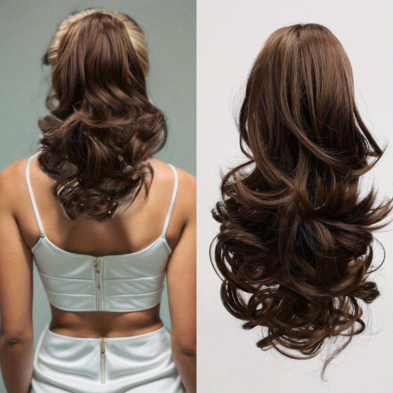 Curly Wavy Ponytail Extensions Clip In Hair Extensions Natural Look