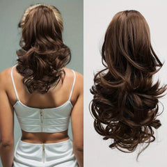 Curly Wavy Ponytail Extensions Clip In Hair Extensions Natural Look