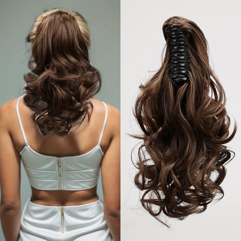Curly Wavy Ponytail Extensions Clip In Hair Extensions Natural Look