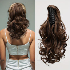 Curly Wavy Ponytail Extensions Clip In Hair Extensions Natural Look