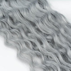 Ombre Blonde Water Wave Braiding Hair Extensions 36cm Curly Braid Crochet Hair
