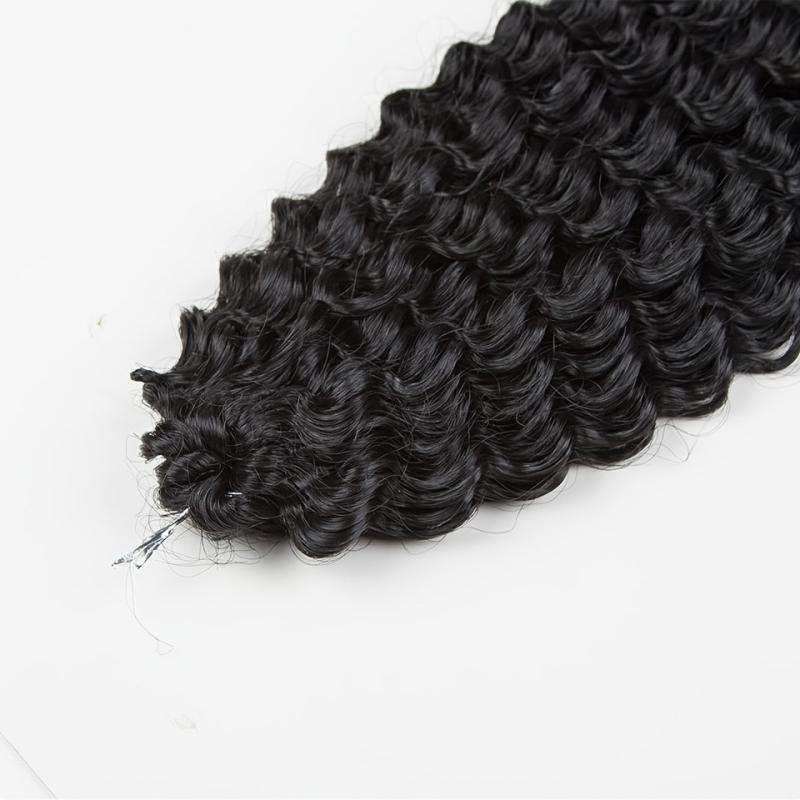 Ombre Blonde Water Wave Braiding Hair Extensions 36cm Curly Braid Crochet Hair