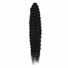 Ombre Blonde Water Wave Braiding Hair Extensions 36cm Curly Braid Crochet Hair