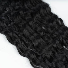 Ombre Blonde Water Wave Braiding Hair Extensions 36cm Curly Braid Crochet Hair