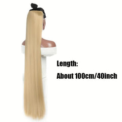 6 Cm Clip-In Hair Extensions Straight Synthetic Clip Hair Piece