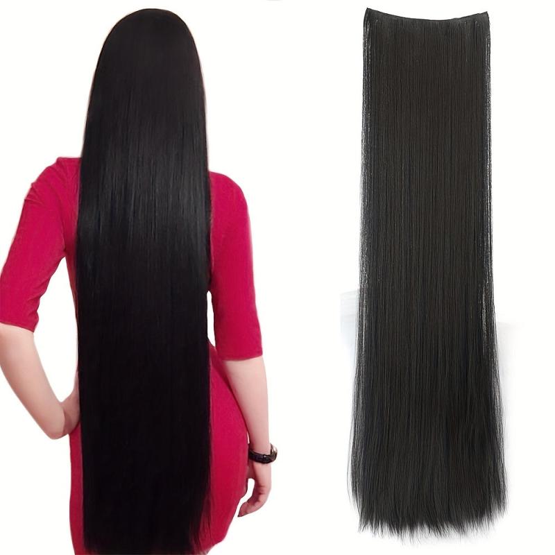 6 Cm Clip-In Hair Extensions Straight Synthetic Clip Hair Piece