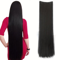 6 Cm Clip-In Hair Extensions Straight Synthetic Clip Hair Piece